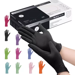Nitril Handschuh Unigloves Black-Pearl in 10 Farben