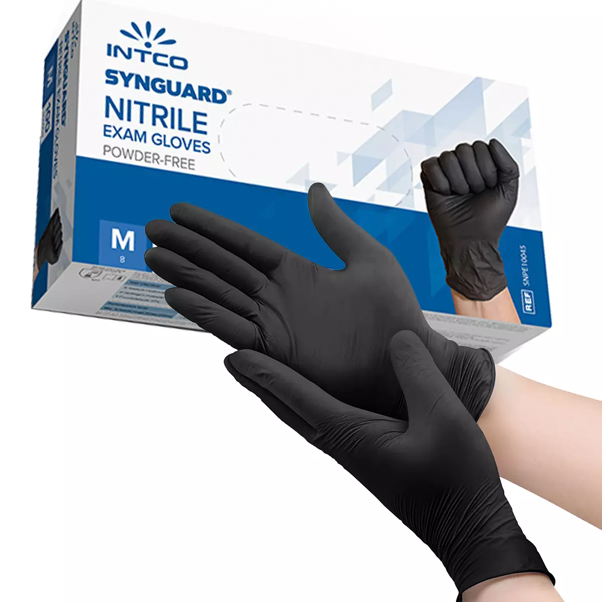 Nitril Handschuhe Intco schwarz